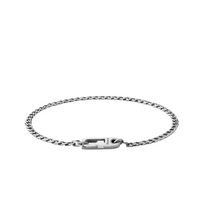 Miansai Sterling Silver Annex Cuban Chain Bracelet I
