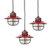 Barebones Edison Pendant String Lights - Red