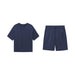 Lunya Men's Deep Blue Washable Silk Short Set - Deep Blue